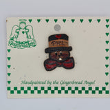 Top Hat Tie-Tac – Handcrafted Phil Design-Groundhog Stuff