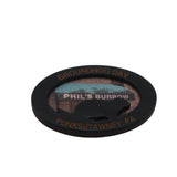 *Phil silhouette wooden magnet