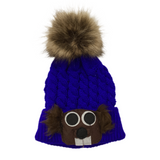 Infant/Toddler Pom Ghog Hat- Royal Blue