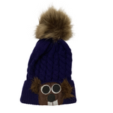 Infant/Toddler Pom Ghog Hat-navy