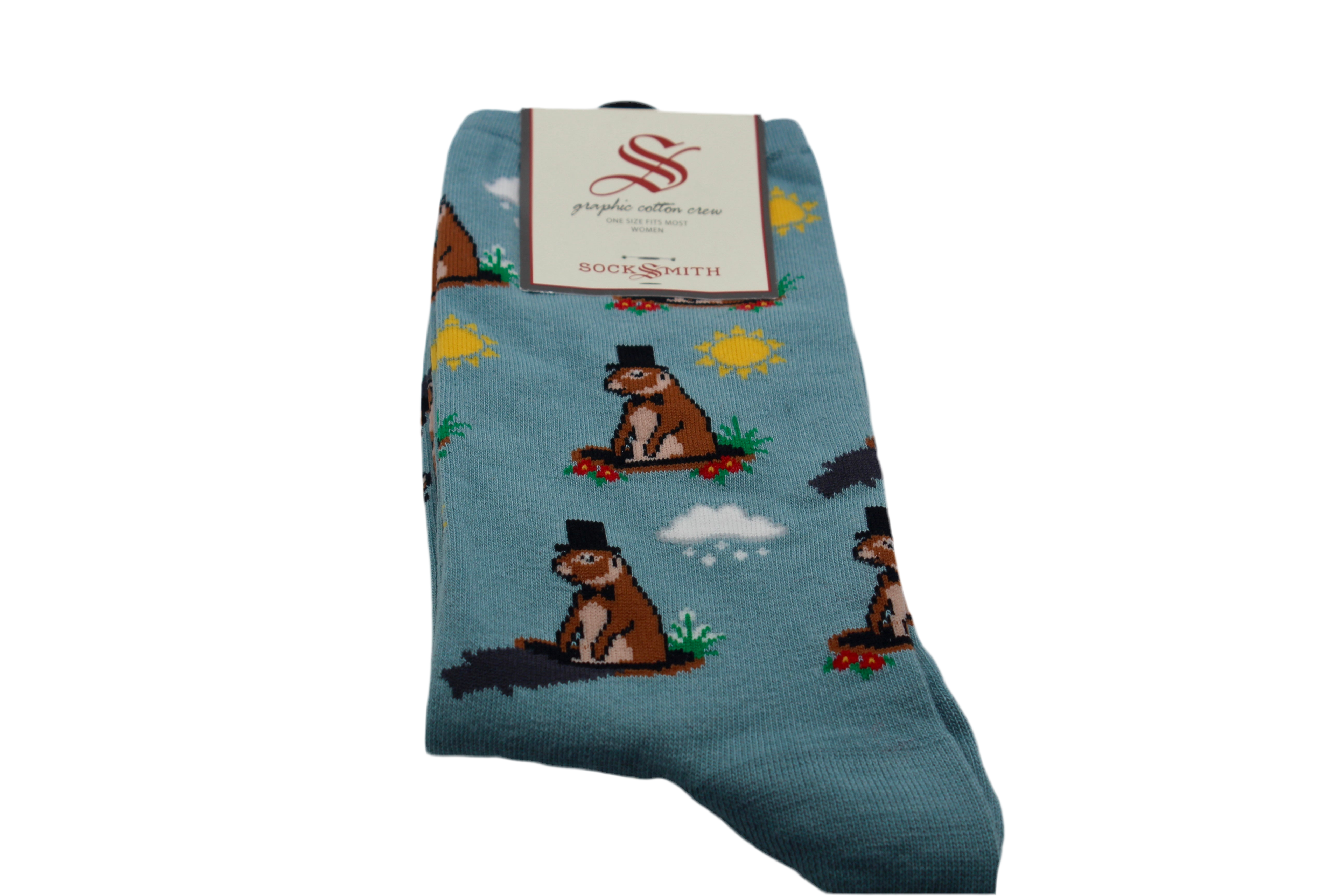 Women's Groundhog Day Socks - 6 More Weeks – Punxsutawney Phil's