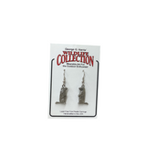 Dangle Groundhog Pewter Earrings – Handcrafted USA