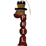 Phil Candy Cane Scarf Ornament