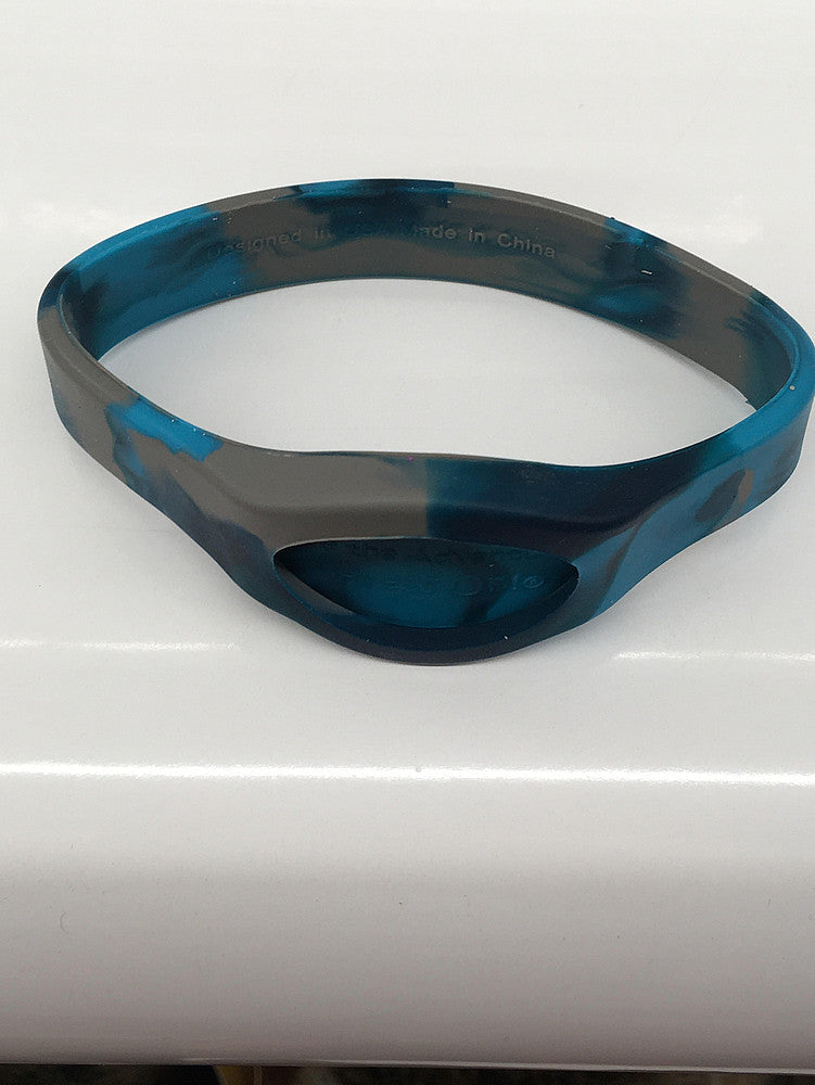 Penny Bandz Bracelet – Blue Camo (Youth)-Groundhog Stuff