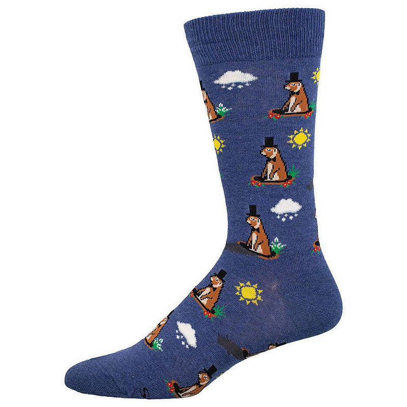 Men's 6 More Weeks Groundhog Socks-Groundhog Stuff