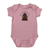 Infant Girls 1st Groundhog Day Onesie – Pink