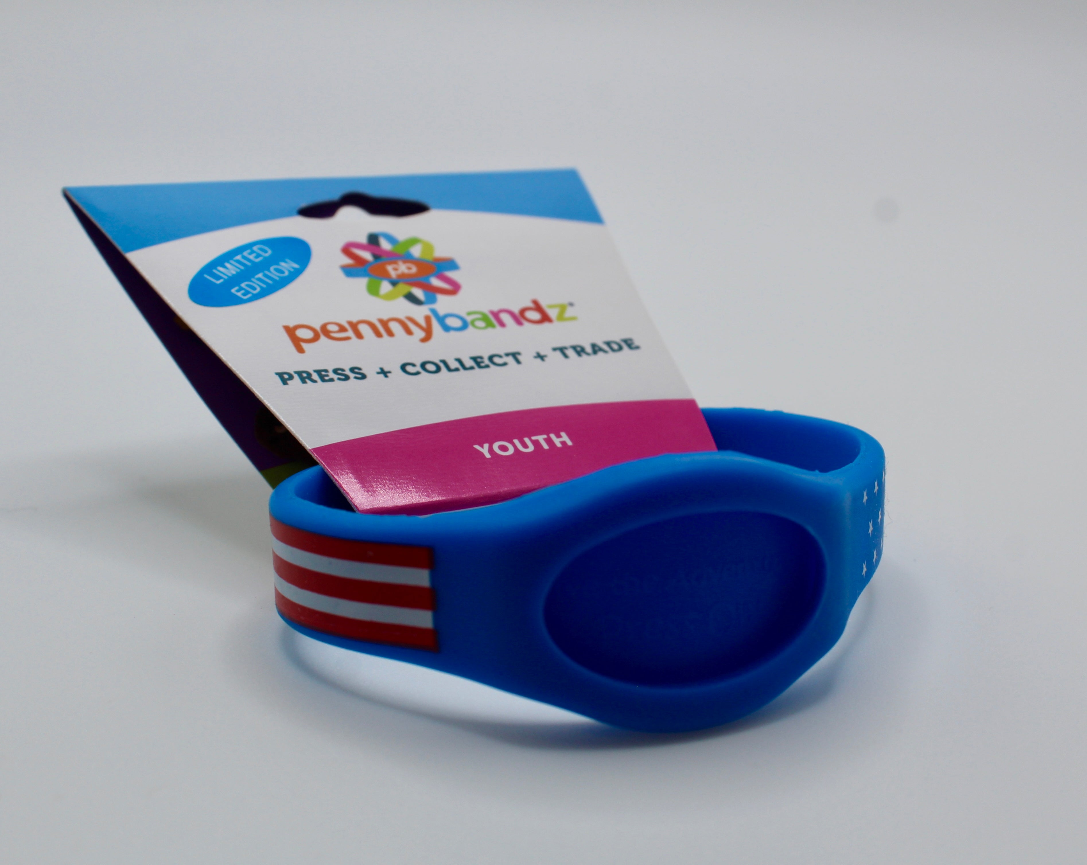 Penny Bandz Bracelet – Stars & Stripes (Youth)-Groundhog Stuff