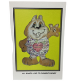 All Roads Lead to Punxsutawney Postcard