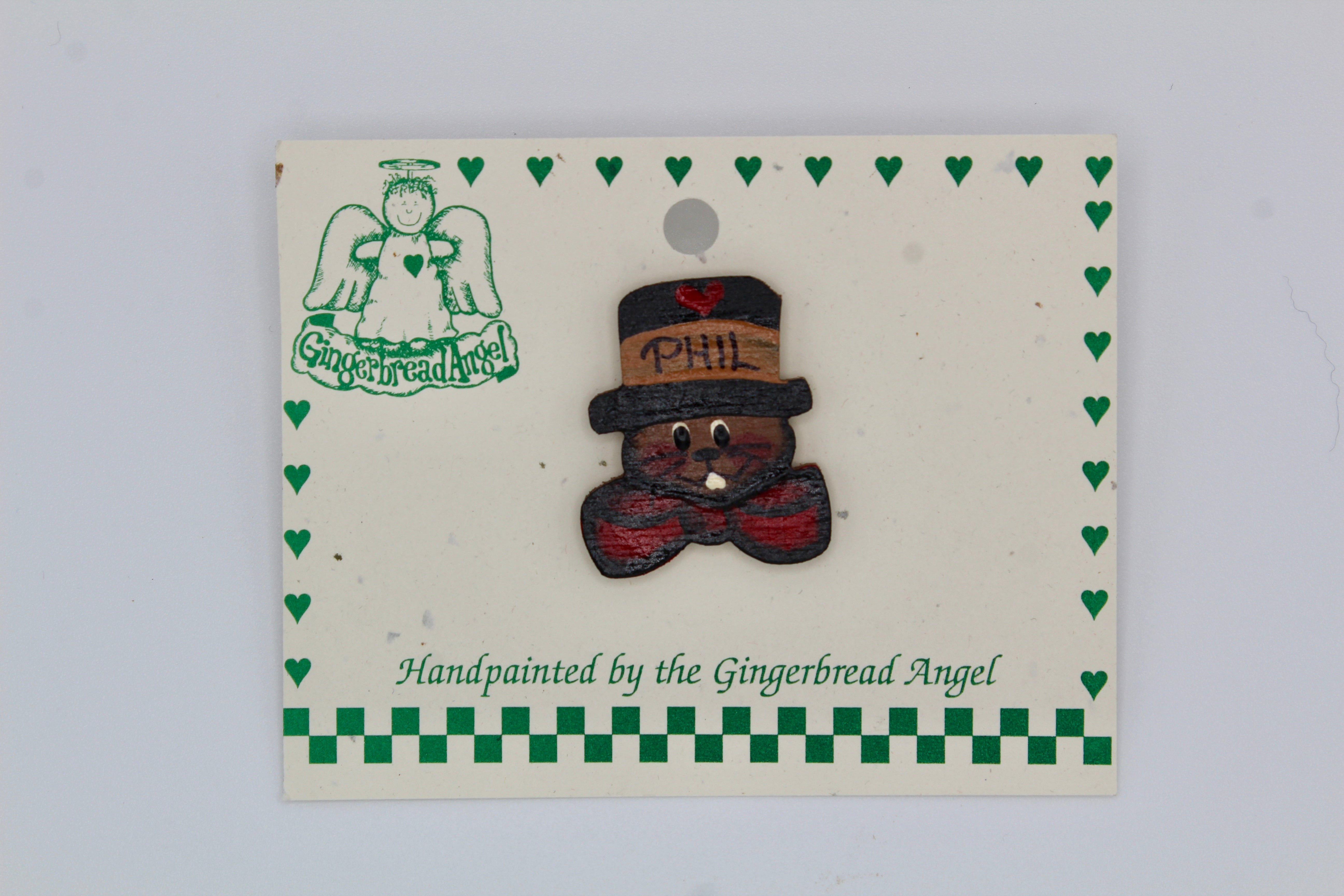 Top Hat Tie-Tac – Handcrafted Phil Design-Groundhog Stuff