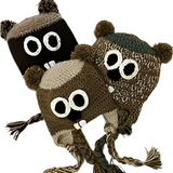 *Youth Handknit Braided Groundhog Hat