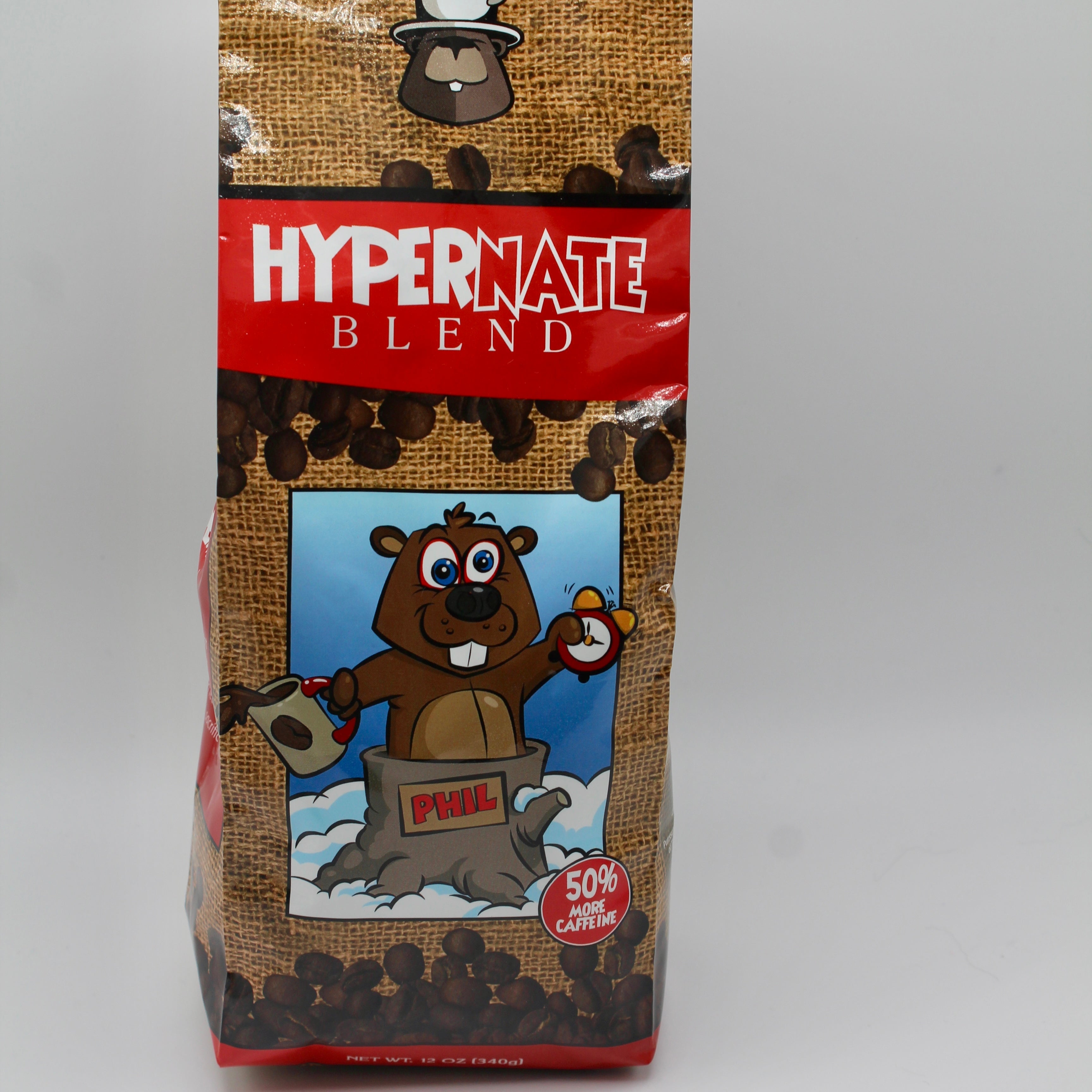 Hypernate Coffee - 12oz (50% More Caffeine)-Groundhog Stuff