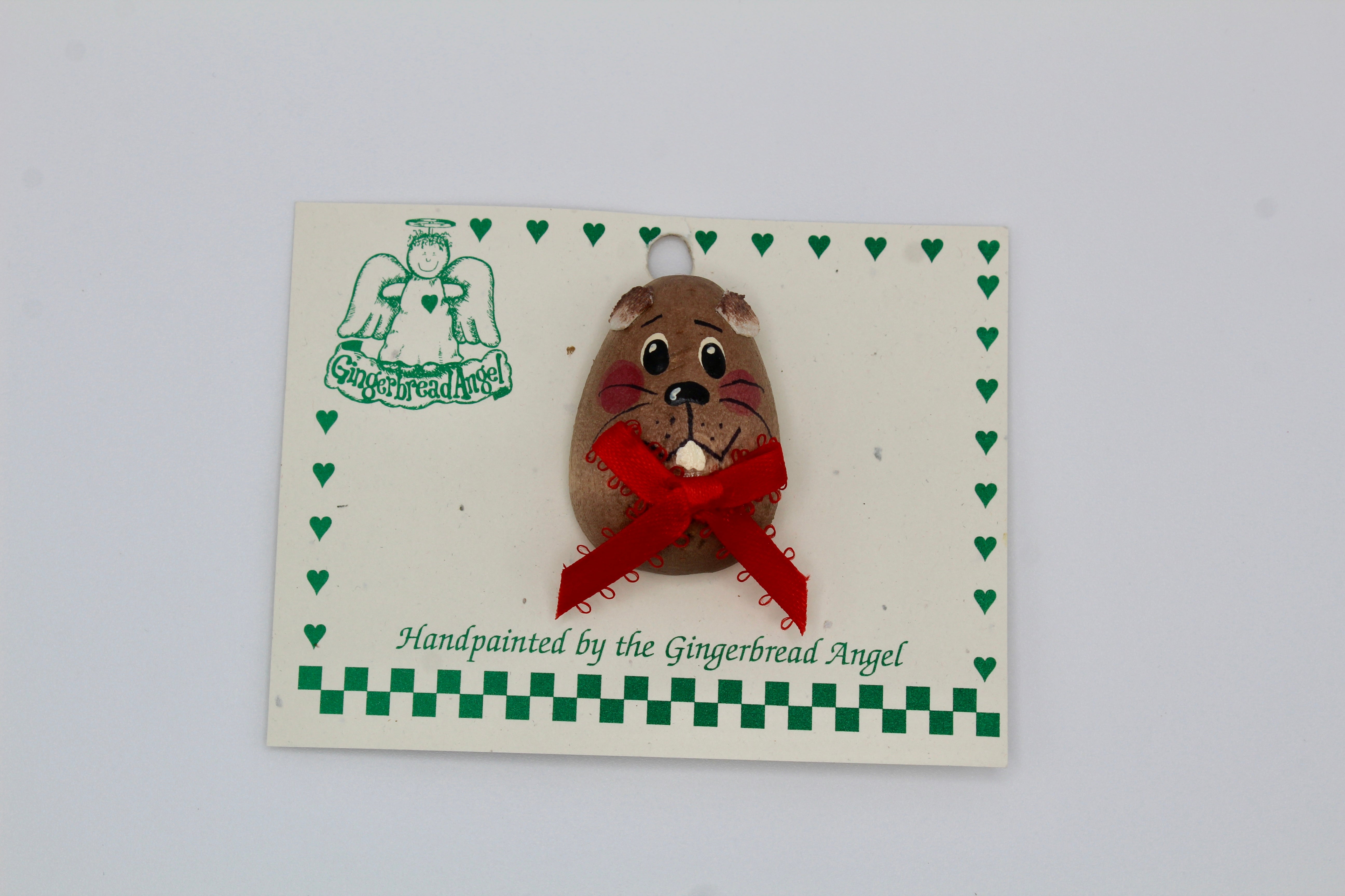Groundhog Egg-Shaped Pin – Handcrafted-Groundhog Stuff