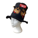 *Adult Black Top Hat with Phil Faces
