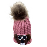 Infant/Toddler Pom Ghog Hat-pink