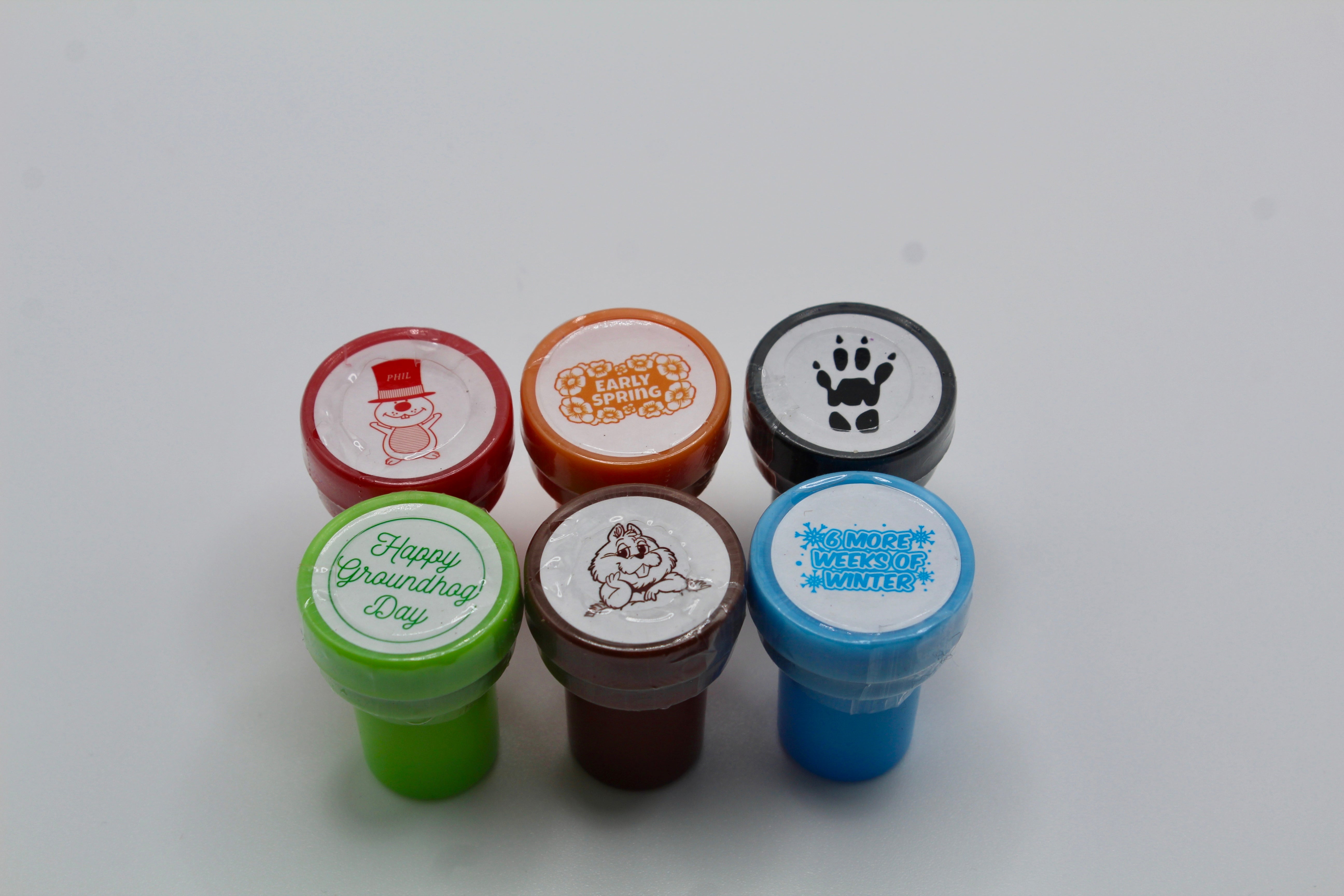 6pk Groundhog Day Stampers-Groundhog Stuff