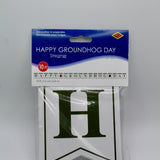 Happy Groundhog Day Streamer - 10 ft Party Banner-Groundhog Stuff
