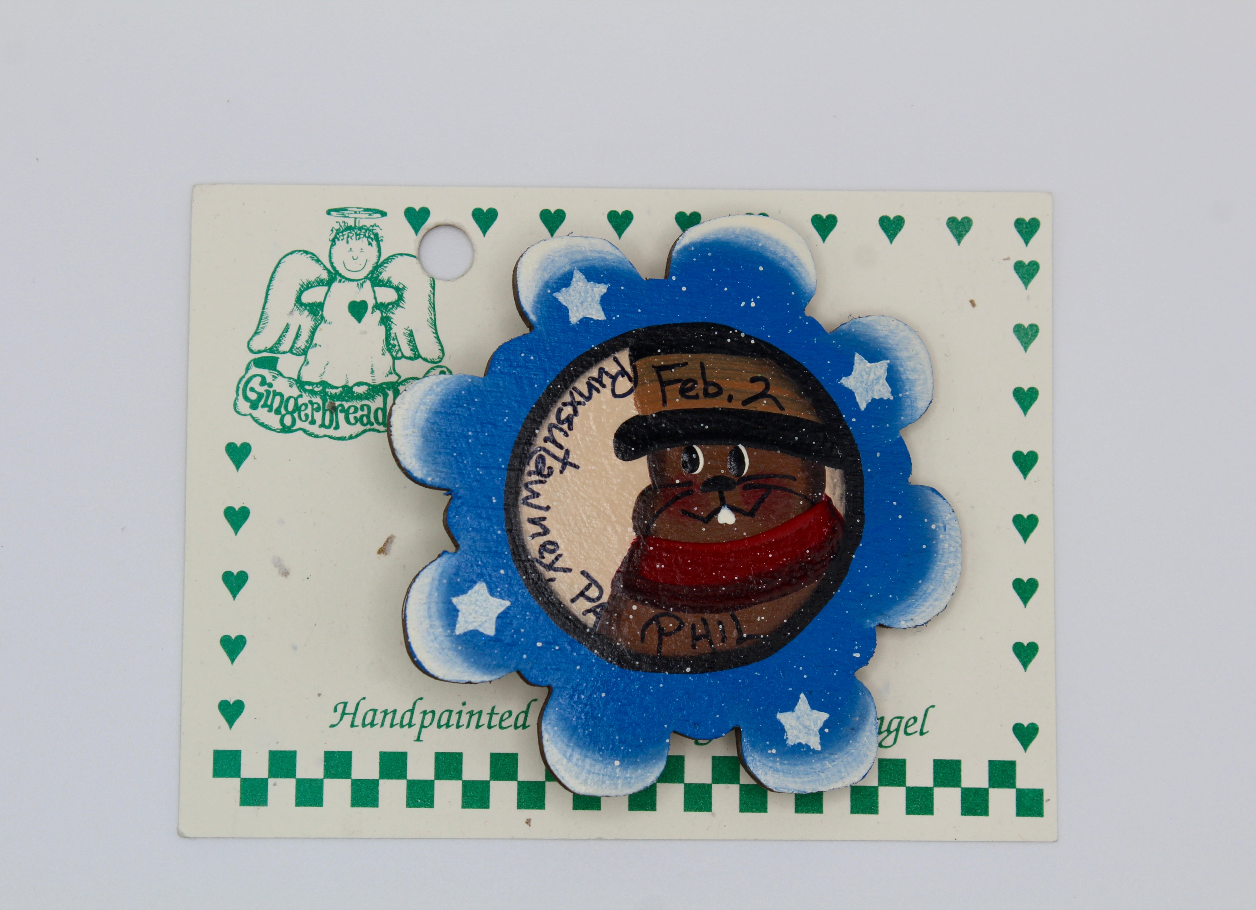 Snowflake Pin – Handcrafted Phil Design-Groundhog Stuff