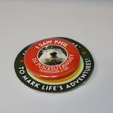 I Saw Phil in Punxsutawney Pin – Real Photo Edition-Groundhog Stuff