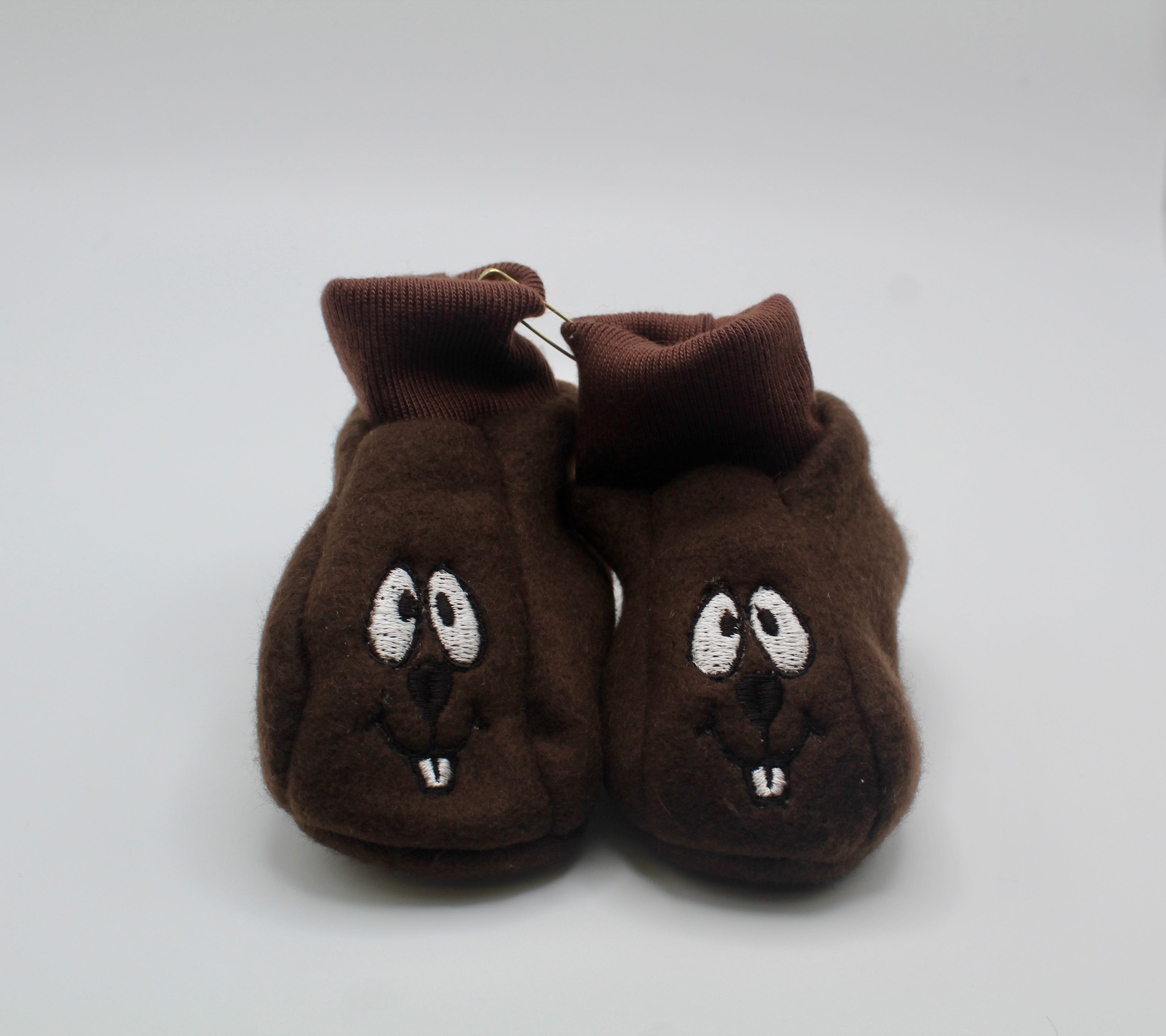 Groundhog Baby Booties-Groundhog Stuff