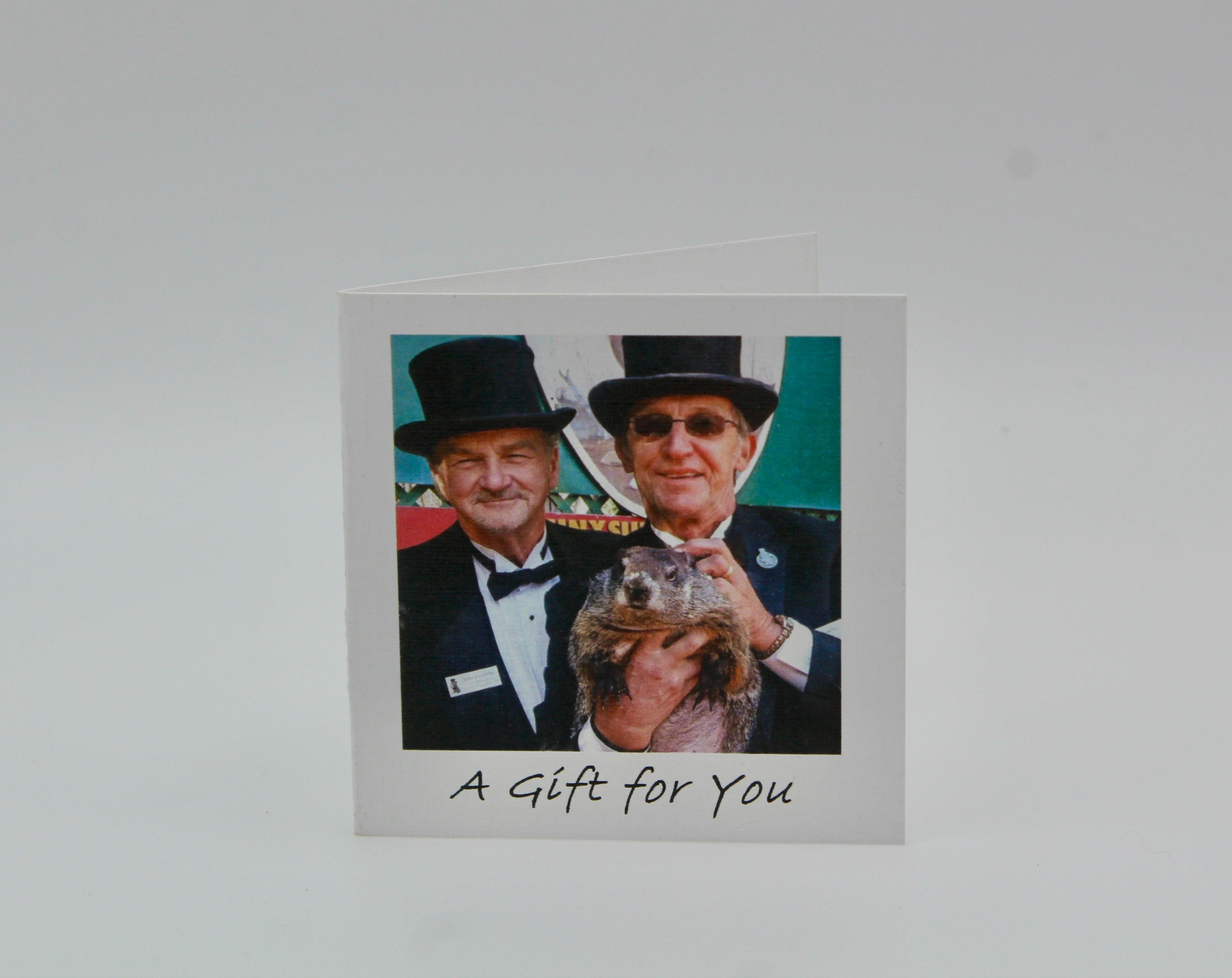 Gobblers Knob Gift Card – Blank Inside-Groundhog Stuff