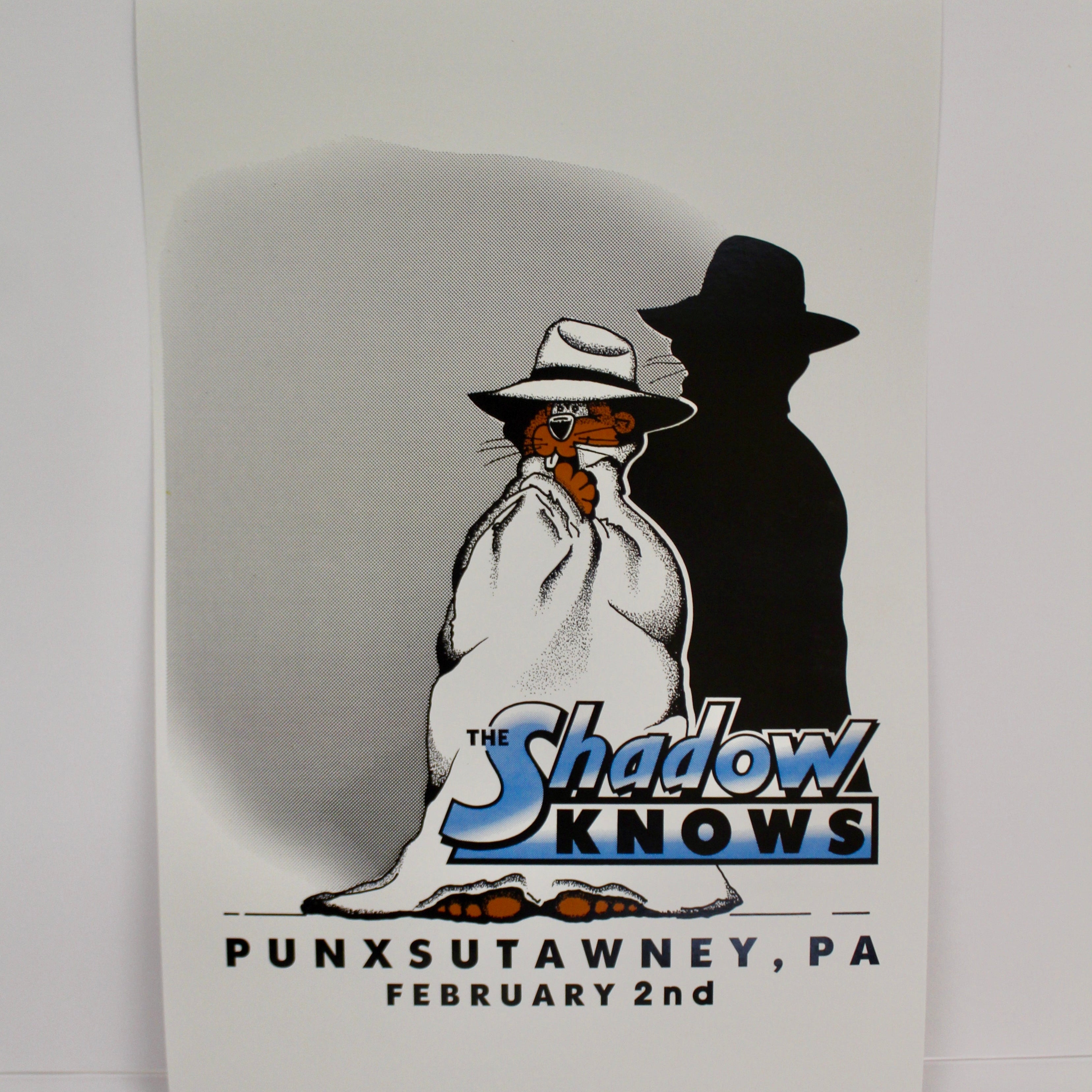 Poster - The Shadow Knows - 11x17"-Groundhog Stuff