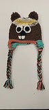 *Tod/infant handknit ghog hatB-Braided : tod/infant