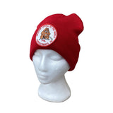 *Adult red weather cap toboggan