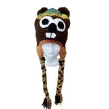 *Adult Multicolor Braided Groundhog Hat