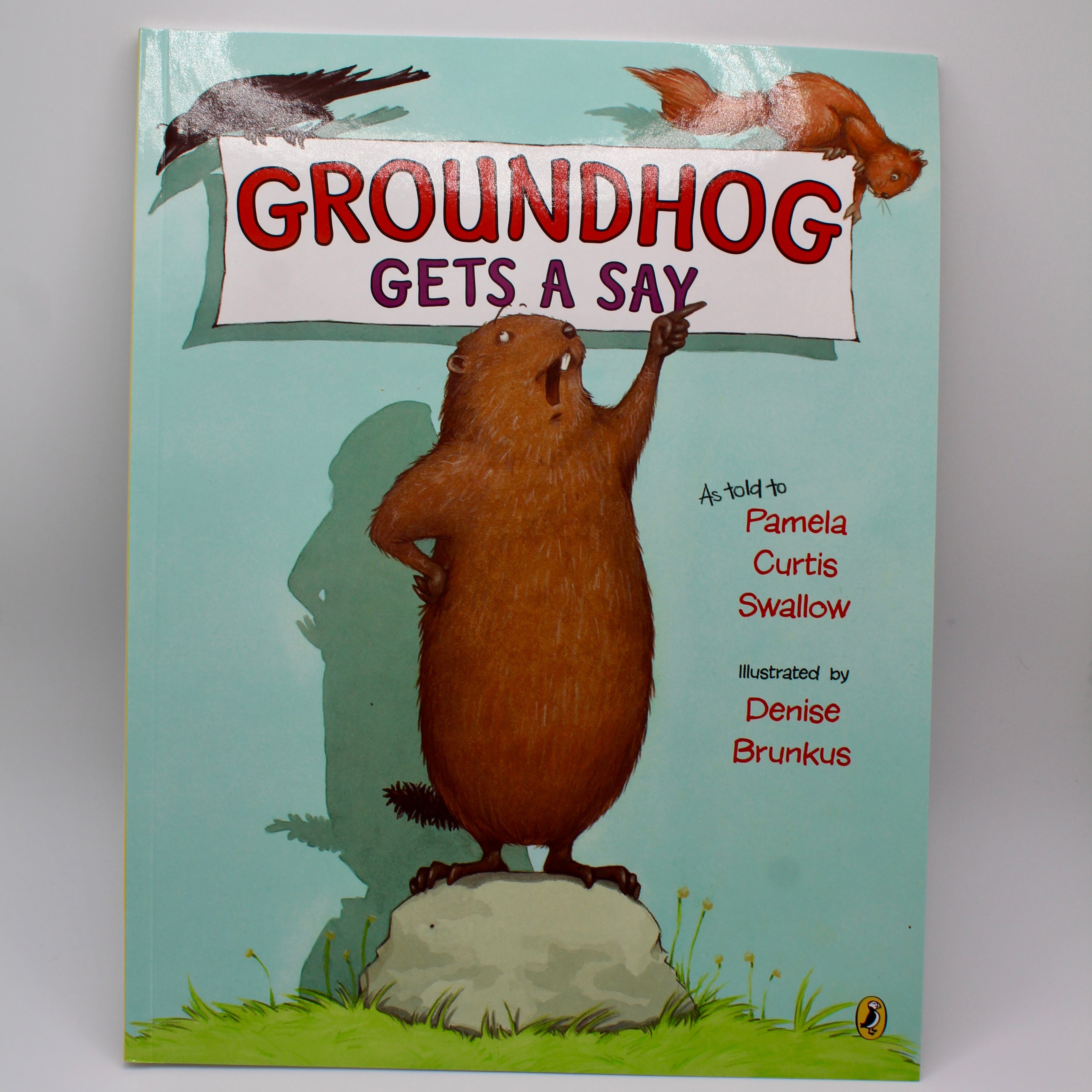 Groundhog Gets A Say – Children’s Book-Groundhog Stuff