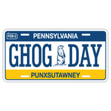 License Plate - Groundhog Day Fan
