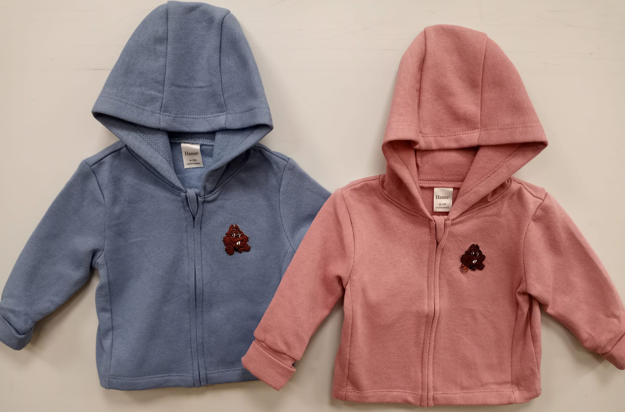 Infant Groundhog Hoodie – Girls 0–6 mos-Groundhog Stuff