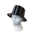 Black plastic top hat