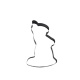 Groundhog Cookie Cutter – Medium (3 Inch)