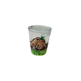 Painted underground shotglass