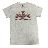 Adult Bedrock-Style Groundhog Day T-Shirt - Gray (2X/3X)