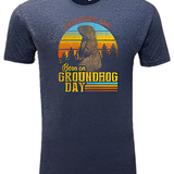 *Adult Ghog Birthday Tshirt 2X-heather navy : 2X