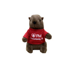 Mr. G Groundhog Plush with T-Shirt – 7 Inch