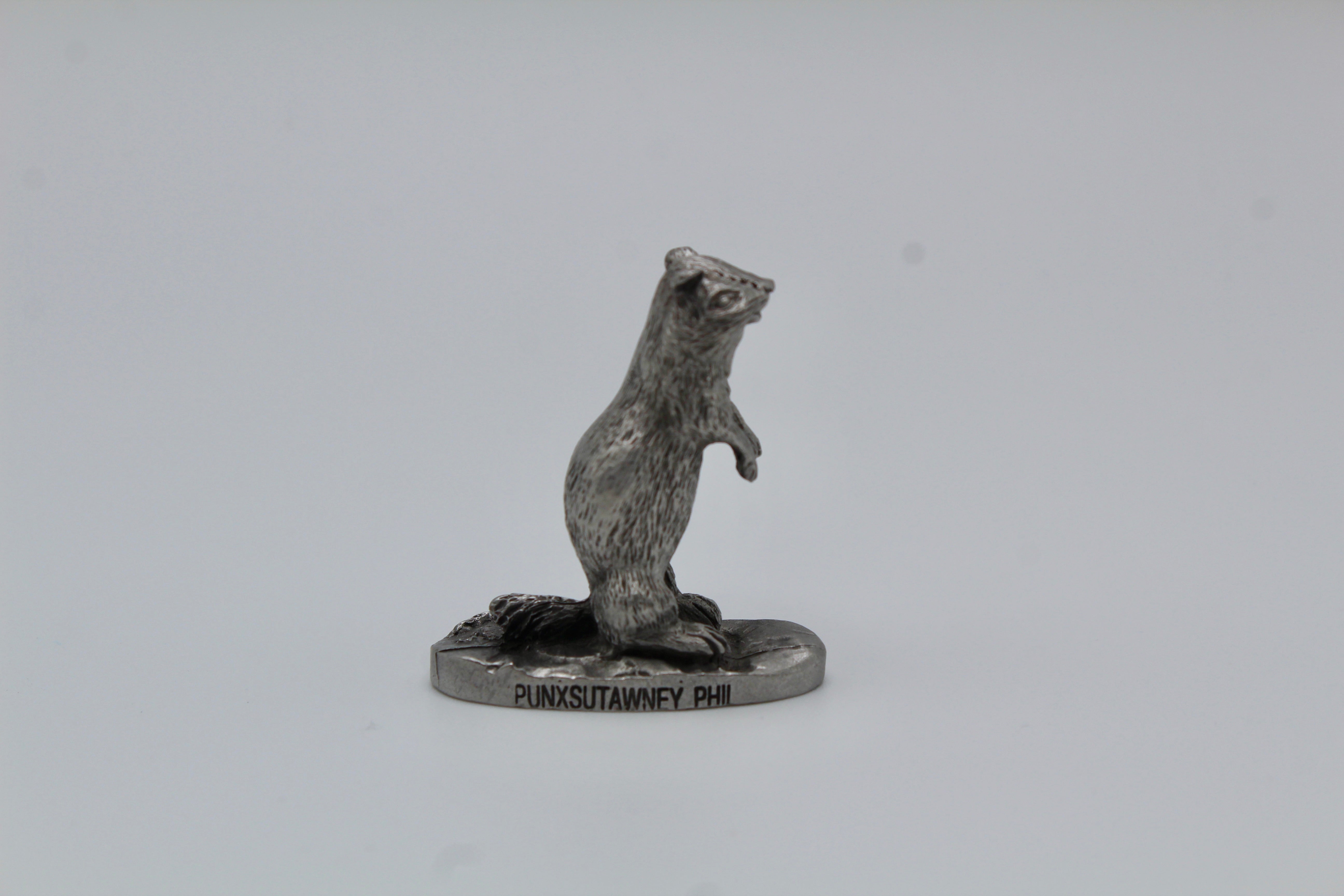 Pewter Phil Statue - Groundhog Figurine-Groundhog Stuff