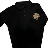 Adult Ghog Golf Shirt 3x-Black : 3X