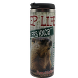 Eat Sleep Groundhog Tumbler - 15 oz Stainless Steel