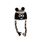 *Adult braid ghog hat#2-Brown : Adult
