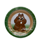 Groundhog Day Party Plates - 7" Pack of 8