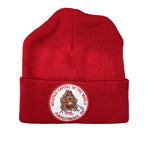 *Adult red weather cap toboggan