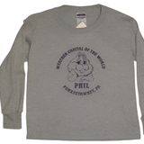 Youth Weather Capital Long Sleeve T-Shirt - Gray