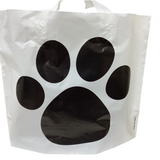 Paw Gift Bag-white : 10" X 12"