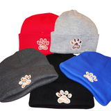 Paw Print Toboggan Hat - Toddler/Youth