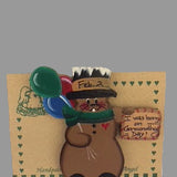 I Was Born On Groundhog Day Pin-2 ½" high