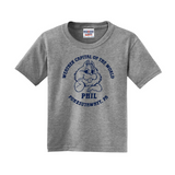 Youth Weather Capital T-Shirt - Gray-Groundhog Stuff