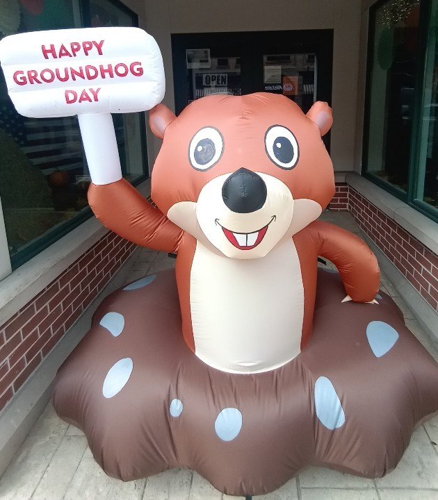 Blowup Groundhog Day Phil Inflatable – Light Up-Groundhog Stuff