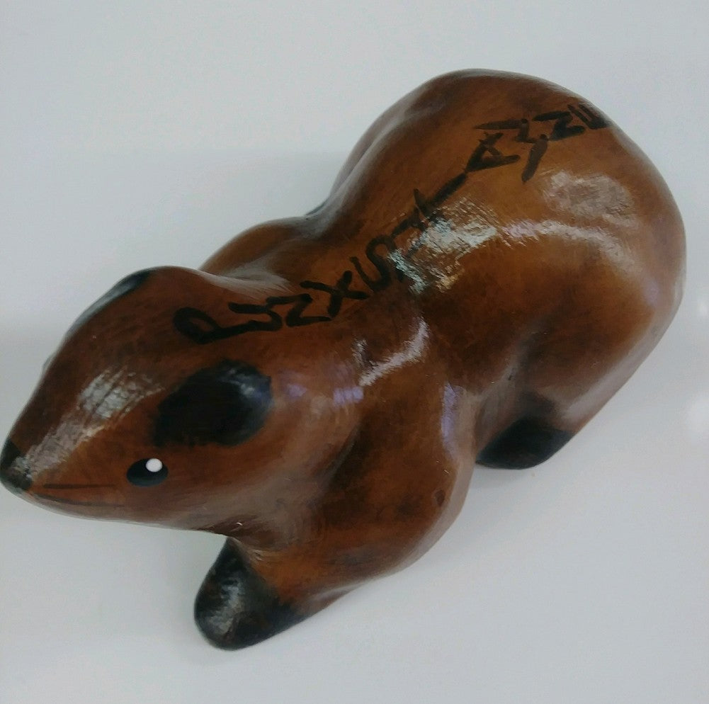 Lying Ceramic Groundhog-Groundhog Stuff